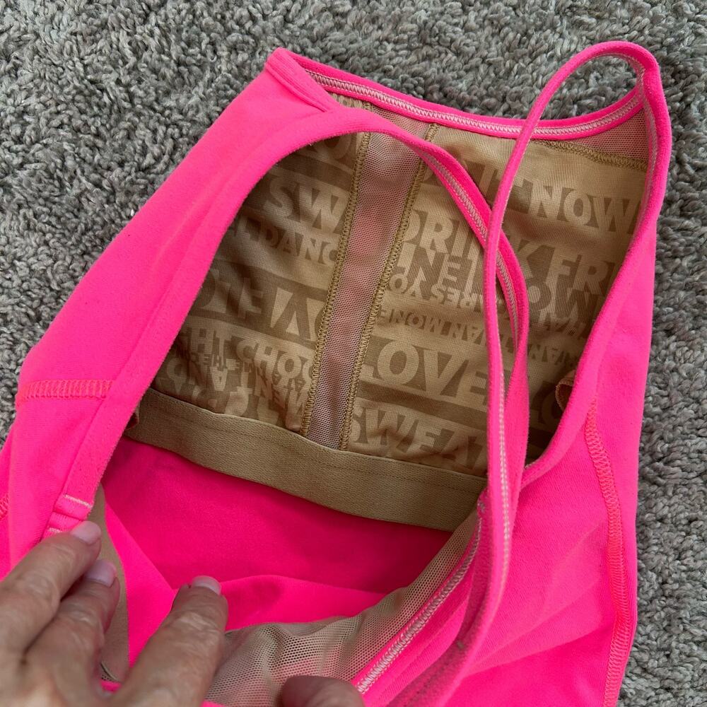 Lululemon Racerback Hot Pink Tank Size Small - Picture 4 of 6